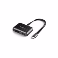 Переходник USB2.0 to HDMI+VGA (HDMI 1.4b 3D/4K*2K30Hz+VGA 1080P60Hz CM303) black Ugreen (70549) - Image 1