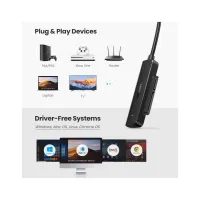 Перехідник USB 3.0 Type-А to SATA III (F) CM321 Ugreen (70609) - Зображення 4