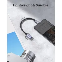 Перехідник OTG USB 3.0 AF to USB-C 0.1m US378 black Ugreen (70889) - Зображення 6