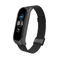 Ремінець до фітнес браслета BeCover Metal для Xiaomi Mi Smart Band 8 Black (709357) - 1