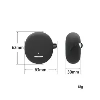 Чохол для навушників BeCover Silicon для OPPO Enco Air3 (ETE31) Black (709569) - 3