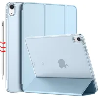 Чохол до планшета BeCover Tri Fold Hard Apple iPad Air 5 (2022) 10.9" Light Blue (709663) - 2