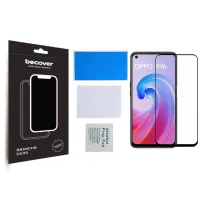 Стекло защитное BeCover Oppo A96 Black (709770) - Изображение 3