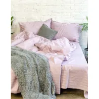 Постільна білизна Tiare 71 Сатин Страйп Кольоровий сімейний (71_Stripe_sm) - Зображення 1