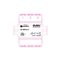 Вимикач Sven SE-60016-C cream (7100040) - 3