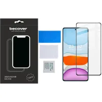 Скло захисне BeCover Xiaomi Redmi Note 13 Black (710363) - 4