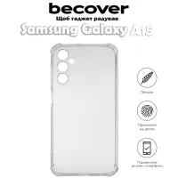 Чохол до мобільного телефона BeCover Anti-Shock Samsung Galaxy A15 4G SM-A155/A15 5G SM-A156 Clear (710512) - 4