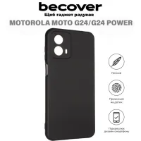 Чохол до мобільного телефона BeCover Motorola Moto G24/G24 Power Black (710718) - 5