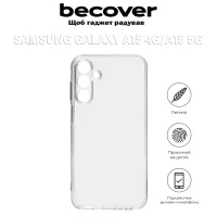 Чохол до мобільного телефона BeCover Samsung Galaxy A15 4G SM-A155/A15 5G SM-A156 Transparancy (710739) - 6