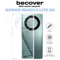 Чохол до мобільного телефона BeCover Honor Magic6 Lite 5G Transparancy (710871) - 5