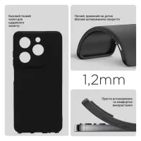 Чохол до мобільного телефона BeCover Infinix Hot 40i (X6528B) Black (710882) - 2