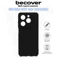 Чохол до мобільного телефона BeCover Infinix Hot 40i (X6528B) Black (710882) - 6