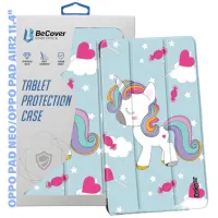 Чохол до планшета BeCover Smart Case Oppo Pad Neo (OPD2302)/ Oppo Pad Air2 11.4" Unicorn (710987) - 1