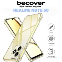 Чохол до мобільного телефона BeCover Anti-Shock Realme Note 50 Clear (711173) - 6