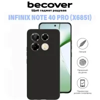 Чохол до мобільного телефона BeCover Infinix Note 40 Pro (X6851) Black (711179) - Зображення 5