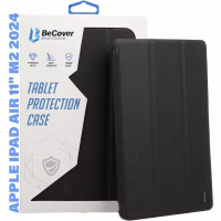 Чехол для планшета BeCover Tri Fold Soft TPU Silicone Apple iPad Air 11" M2/M3 (2024/2025) Black (711405) - Image 1
