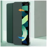 Чохол до планшета BeCover Tri Fold Hard Apple iPad Air 11" M2/M3 (2024/2025) Dark Green (711414) - 5