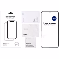 Скло захисне BeCover Apple iPhone 12 Pro 10D Black (711512) - Image 2