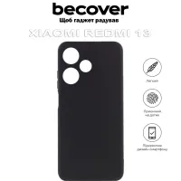 Чохол до мобільного телефона BeCover Xiaomi Redmi 13 Black (711546) - 6