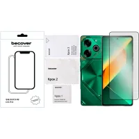 Скло захисне BeCover Tecno POVA 6 Neo (LI6) 6.78" Black (711581) - 4