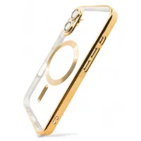 Чохол до мобільного телефона BeCover TPU Chrome Case (MagSafe) для Apple iPhone 16 Gold (712071) - 2