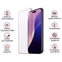 Стекло защитное BeCover Apple iPhone 16 Pro Max Black (712125) - Image 3