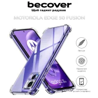 Чохол до мобільного телефона BeCover Anti-Shock Motorola Edge 50 Fusion Clear (712307) - 4