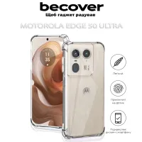 Чохол до мобільного телефона BeCover Anti-Shock Motorola Edge 50 Ultra Clear (712308) - 5