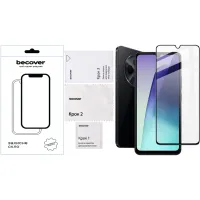 Скло захисне BeCover Xiaomi Redmi 14C 4G / Poco C75 Black (712320) - 3