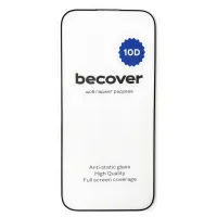 Скло захисне BeCover Apple iPhone 16 Pro 10D Black (712323) - 2