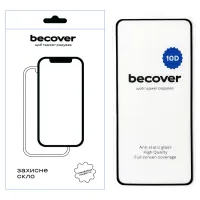 Скло захисне BeCover Motorola Moto G84 10D Black (712333) - 1