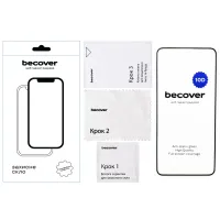 Скло захисне BeCover ZTE Blade A75 10D Black (712338) - 3