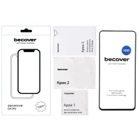 Скло захисне BeCover Oppo А60 4G / A3 / A3x / A40m 10D Black (712354) - 6