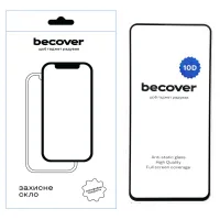 Скло захисне BeCover Oppo А60 4G / A3 / A3x / A40m 10D Black (712354) - 1