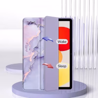 Чехол для планшета BeCover Soft Edge TPU Xiaomi Redmi Pad SE 8.7" Purple Marble (712577) - Image 5