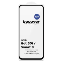 Скло захисне BeCover Infinix Hot 50i (X6531) 10D Black (712713) - 2