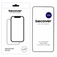 Скло захисне BeCover Samsung Galaxy S25 SM-S931 10D Black (712721) - Image 1