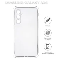 Чохол до мобільного телефона BeCover Anti-Shock Samsung Galaxy A36 SM-A366 Clear (712895) - 5