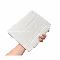Чохол до планшета BeCover Ultra Slim Origami Flex Apple iPad Air (4/5) 2020/2022 10.9" Beige (712974) - Image 4