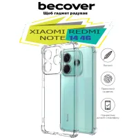 Чохол до мобільного телефона BeCover Anti-Shock Xiaomi Redmi Note 14 4G Clear (713035) - 5