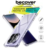 Чохол до мобільного телефона BeCover Anti-Shock Xiaomi Redmi Note 14 Pro 4G Clear (713036) - 7