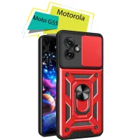 Чохол до мобільного телефона BeCover Military Motorola Moto G55 Red (713059) - 1