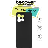 Чохол до мобільного телефона BeCover Motorola Edge 50 Black (713132) - 4