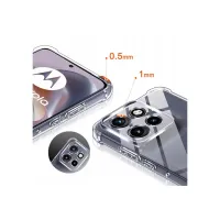 Чохол до мобільного телефона BeCover Anti-Shock Motorola Edge 50 Neo Clear (713150) - 4