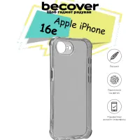 Чохол до мобільного телефона BeCover Anti-Shock Apple iPhone 16e Grey (713237) - 3
