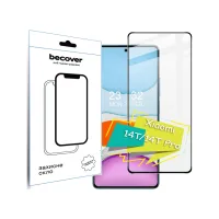 Скло захисне BeCover Xiaomi 14T/14T Pro Black (713322) - 1