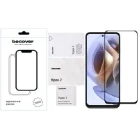 Скло захисне BeCover Motorola Moto G15 Black (713414) - 4