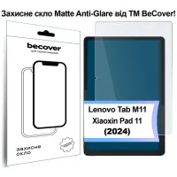 Скло захисне BeCover Matte Anti-Glare Lenovo Tab M11 (2024) TB-TB330FU/Xiaoxin Pad 11 (2024) 11" (713437) - 1