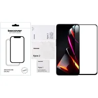 Скло захисне BeCover Nubia V70 Design Black (713455) - 3