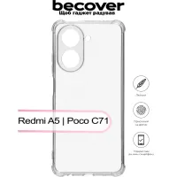 Чохол до мобільного телефона BeCover Anti-Shock Xiaomi Redmi A5 / Poco C71 Clear (713469) - 4